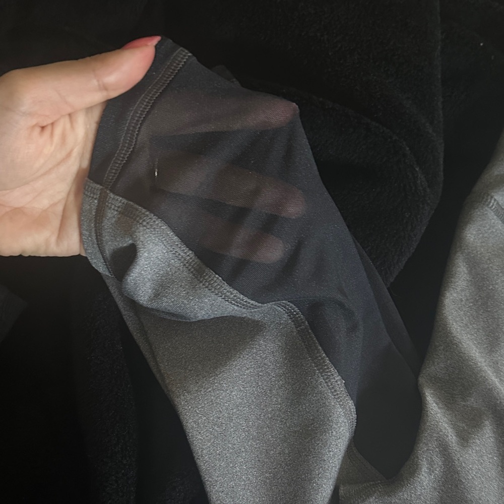 Under Armour Gray and Black Track Pants - Picture 2 of 5